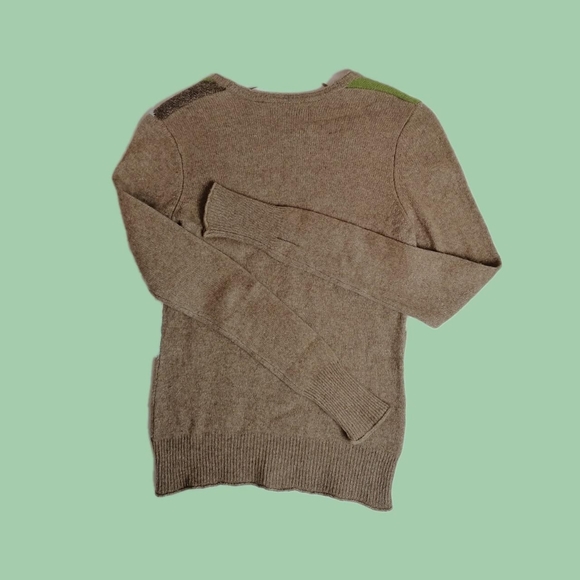 esprit brown long sleeve sweater knit wool blend - Picture 2 of 4